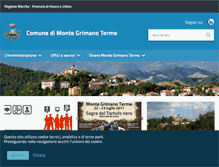 Tablet Screenshot of comune.montegrimanoterme.pu.it